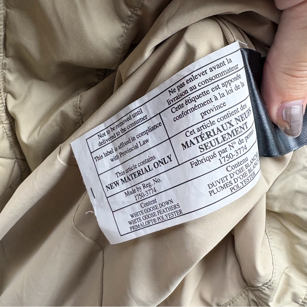 lululemon athletica Cream Puffer Coat - Picture 10 of 12